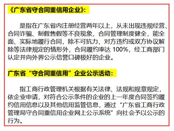 原來(lái)守合同重信用企業(yè)是這個(gè)意思，你知道嗎？