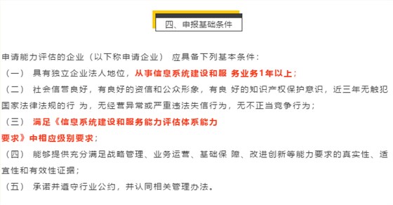 新集成資質(zhì)申報5大基礎(chǔ)條件，值得掌握！建議收藏！