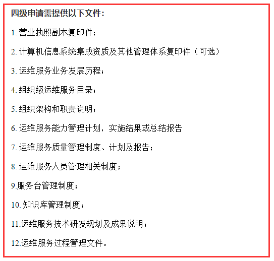 深圳企業(yè)做ITSS認(rèn)證需提供這12項資料，否則不予通過！